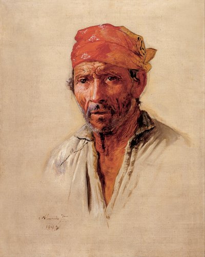 Study of Caipira’s Head by Almeida Júnior